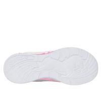 Lighted Unicorn Bungee & Gore   Sneaker W/ Rainbow Glitter Print Upper