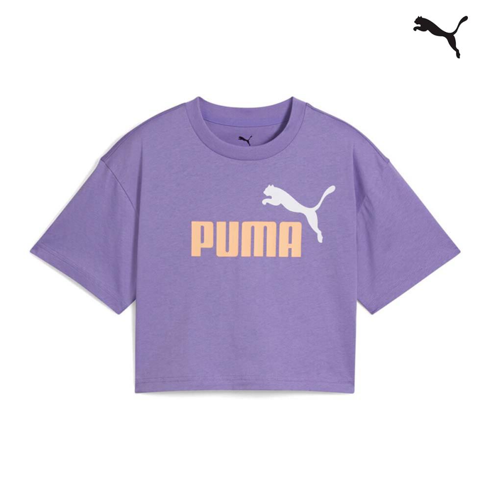 686071 ESS 2 COLOR No. 1 Logo  Short Length Tee G ΜΠΛΟΥΖΑΚΙ ΚΟΝΤΟΜΑΝΙΚΟ PUMA