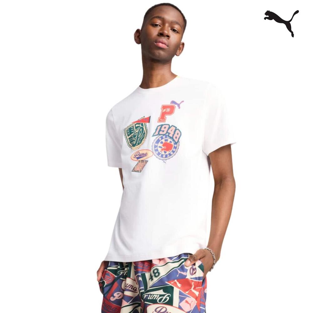 629627 WARDROBE ESS SPORTS LEGACY Front Graphic Tee ΜΠΛΟΥΖΑΚΙ ΚΟΝΤΟΜΑΝΙΚΟ PUMA