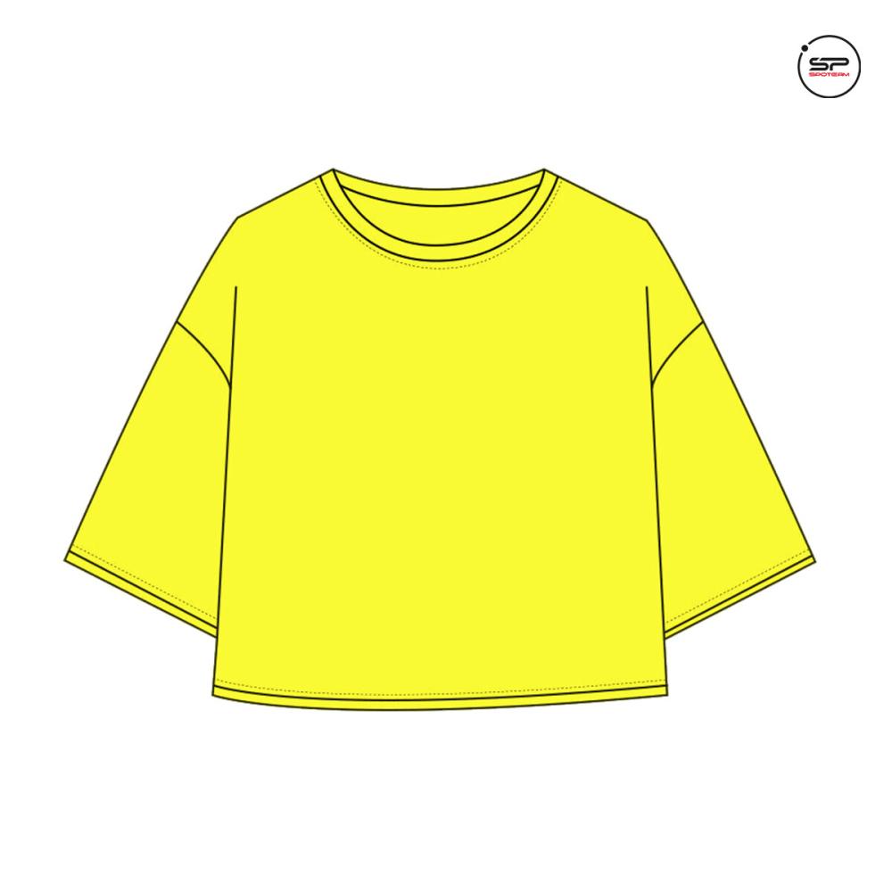 SPOT TEAM WOMEN T-SHIRT Λεμονί