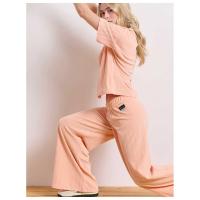 TERRY STRIPES WIDE LEG