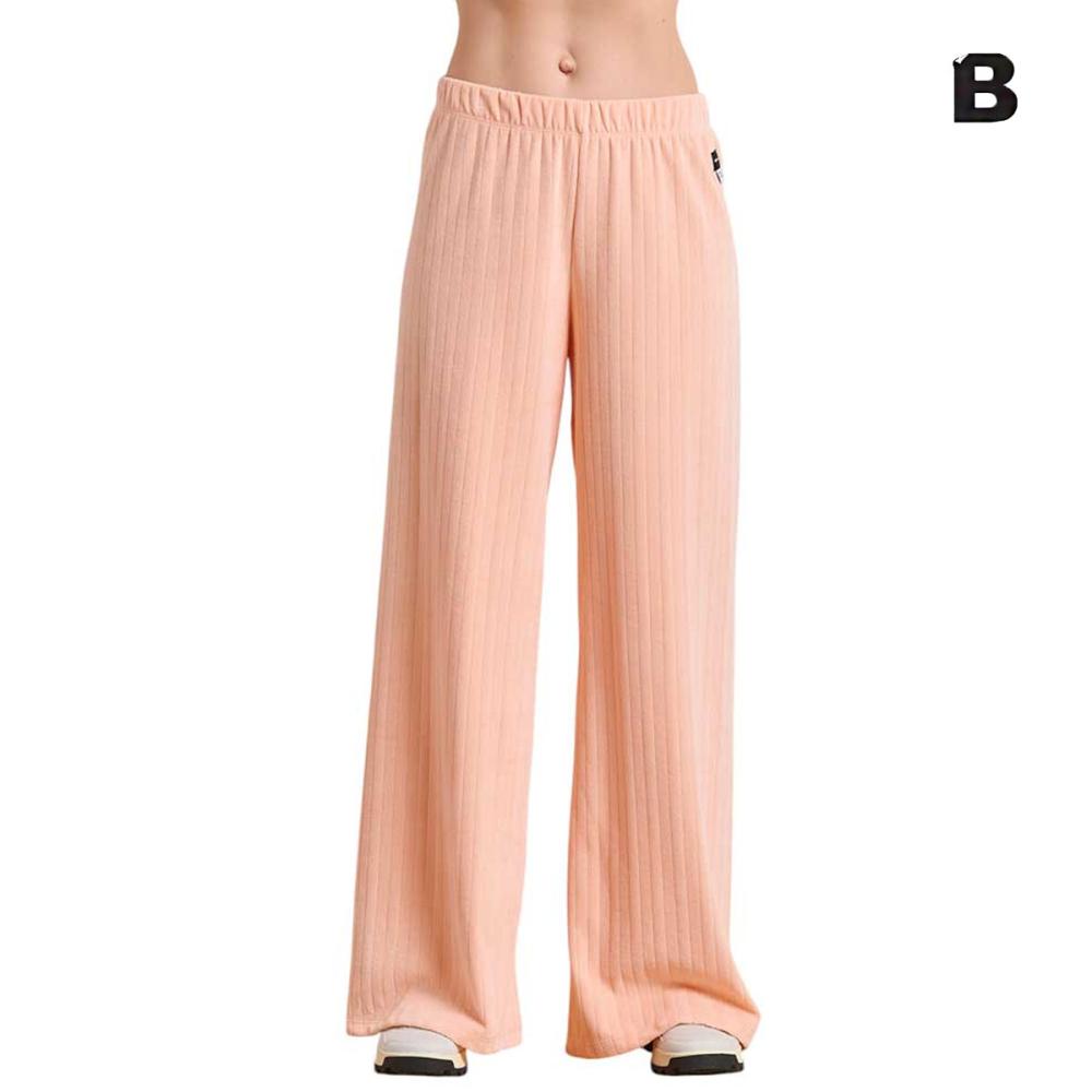 TERRY STRIPES WIDE LEG