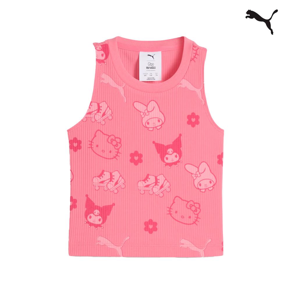 630066 PUMA X HELLO KITTY & FRIENDS AOP Ribbed Tank Top ΦΑΝΕΛΑΚΙ PUMA