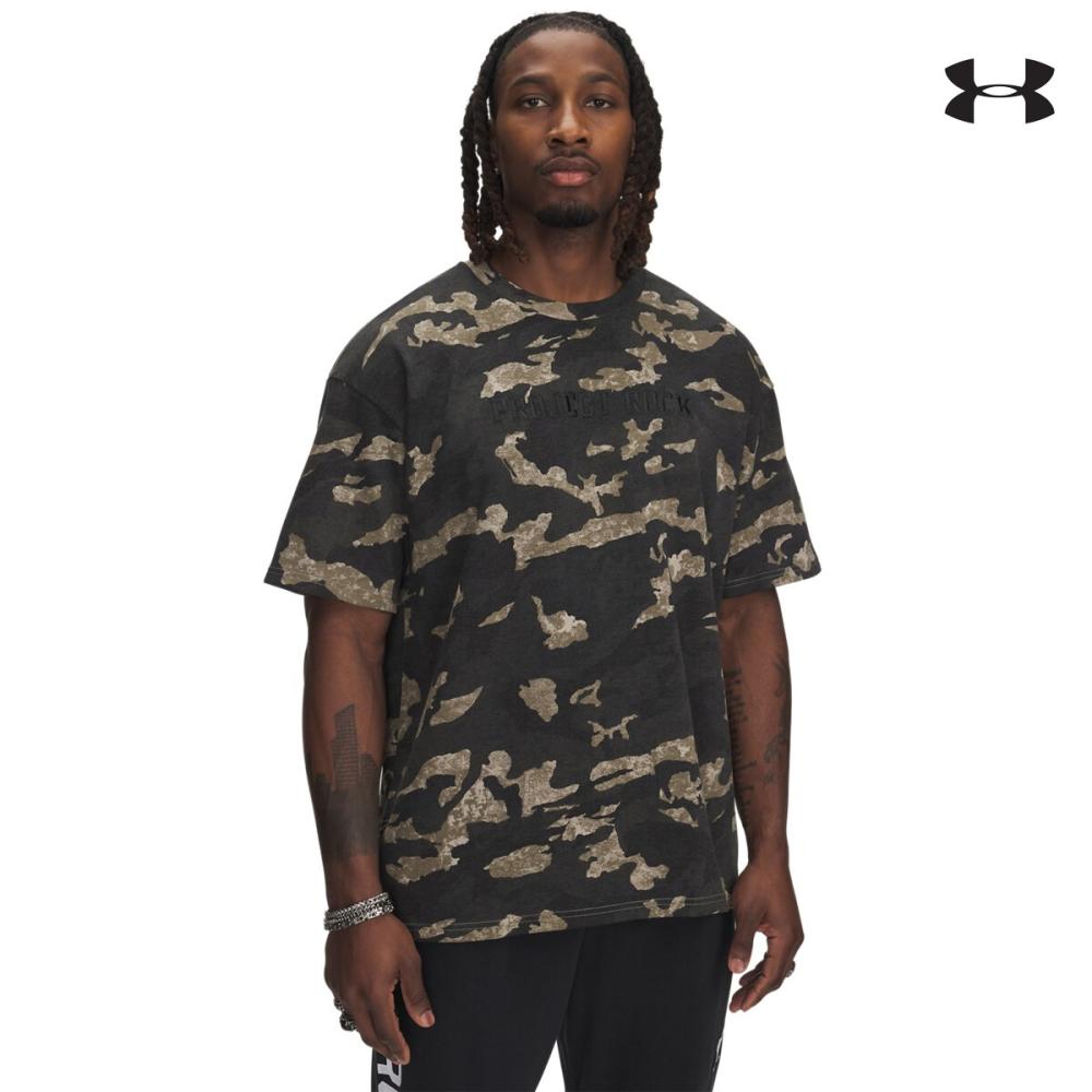 1389976 Pjt Rck Hwt AOP SS ΜΠΛΟΥΖΑΚΙ ΚΟΝΤΟΜΑΝΙΚΟ UNDER ARMOUR