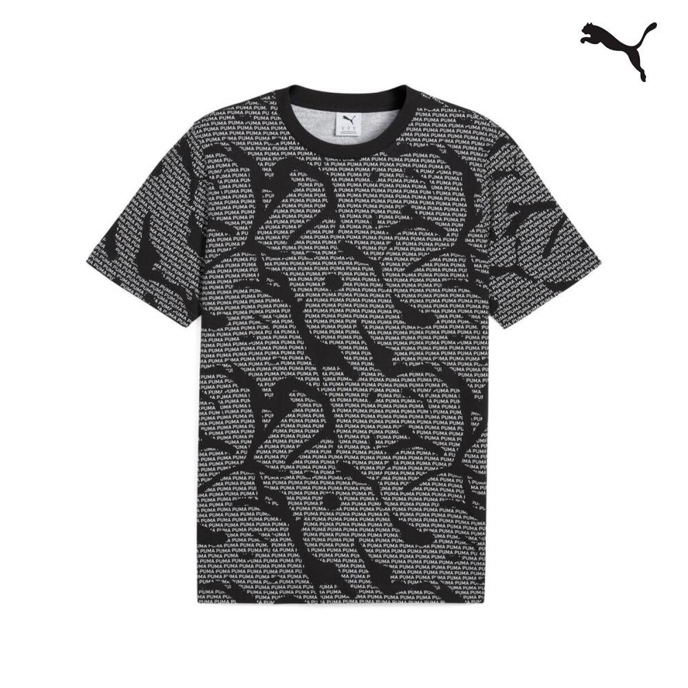 684668 ESS LOGO LAB AOP Tee ΜΠΛΟΥΖΑΚΙ ΚΟΝΤΟΜΑΝΙΚΟ PUMA
