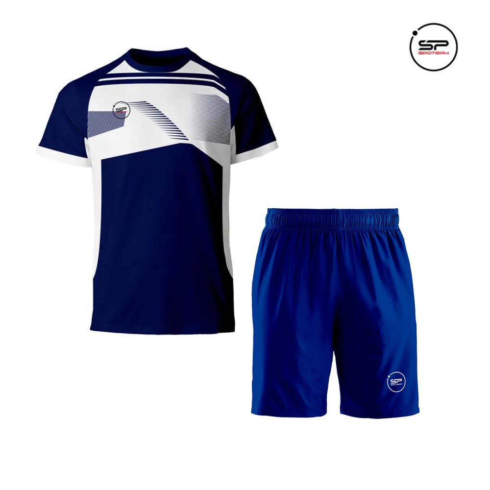 FOOTBALL SET SPOT TEAM  BLUE WHITE