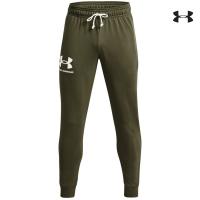 Under Armour Ανδρική Φόρμα Mens Rival Terry Joggers Χακι - 1361642-390