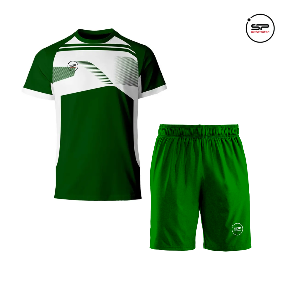 FOOTBALL SET SPOT TEAM  GREEN WHITE