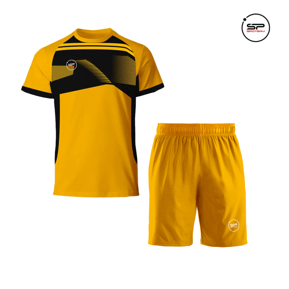 FOOTBALL SET SPOT TEAM YELLOW BLACK