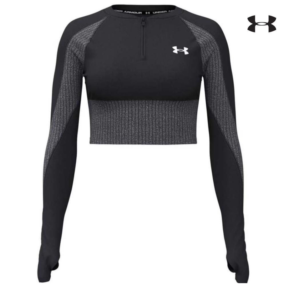 6003981 UA HG Rib 1/4 Zip ΜΠΛΟΥΖΑ ΜΑΚΡΥΜΑΝΙΚΗ UNDER ARMOUR