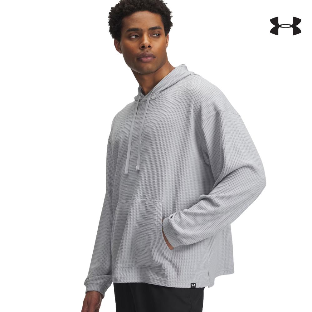 1383108 UA Rival Waffle  Hoodie ΜΠΛΟΥΖΑ ΜΑΚΡΥΜΑΝΙΚΗ UNDER ARMOUR