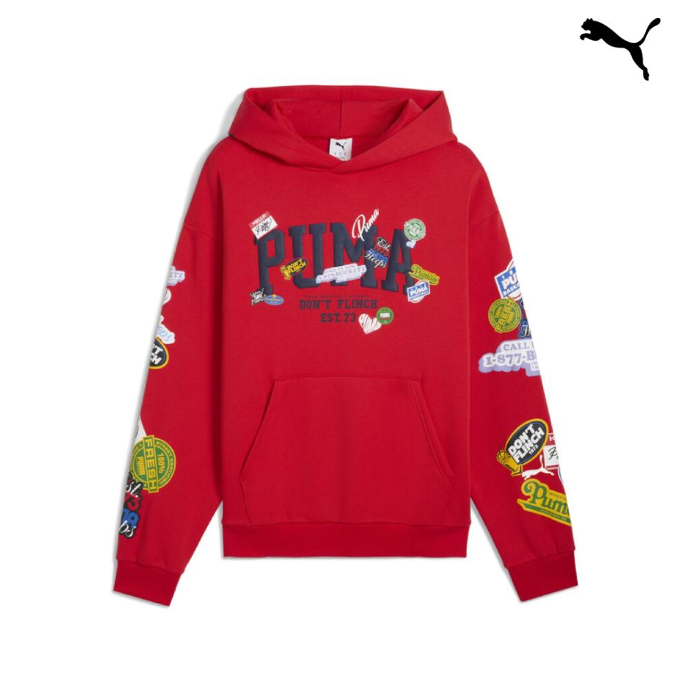 632827 HooperHotline Pullover Hoodie ΦΟΥΤΕΡ ΜΕ ΚΟΥΚΟΥΛΑ   PUMA