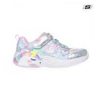 Lighted  Unicorn Gore & Strap W/ Multi Heart Print Upper