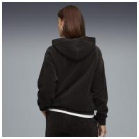 688107 ESS   ELEVATED Comfort Velour Rib Hoodie ΦΟΥΤΕΡ ΜΕ ΚΟΥΚΟΥΛΑ PUMA