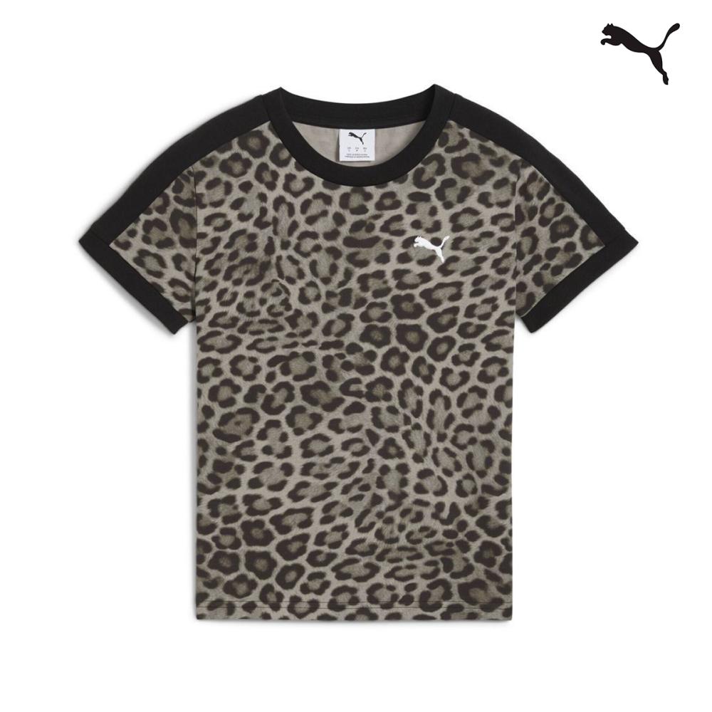 632135 T7 LEO LUXE AOP Slim Tee   ΜΠΛΟΥΖΑΚΙ ΚΟΝΤΟΜΑΝΙΚΟ PUMA