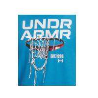 1390188 UA M    60/40s Hoops Net SS ΜΠΛΟΥΖΑΚΙ ΚΟΝΤΟΜΑΝΙΚΟ UNDER ARMOUR