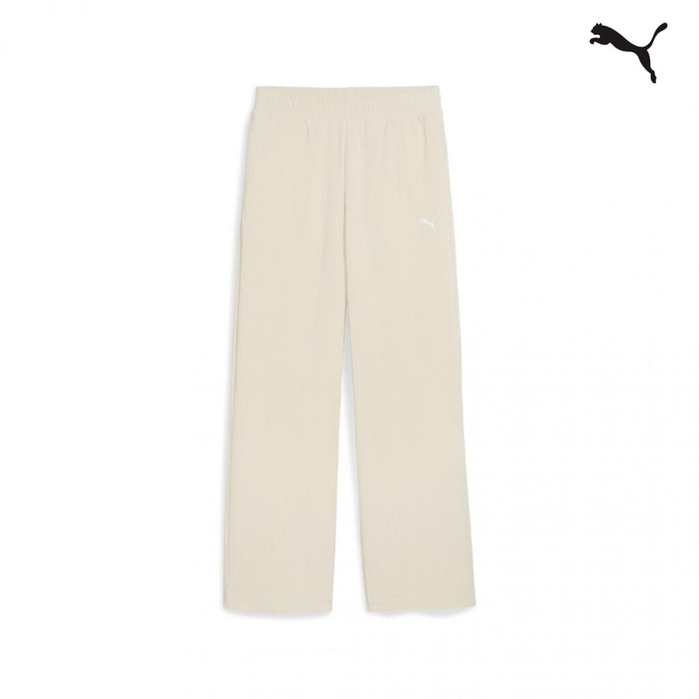 688108 ESS ELEVATED Velour   Rib Straight Leg Pant ΠΑΝΤΕΛΟΝΙ PUMA