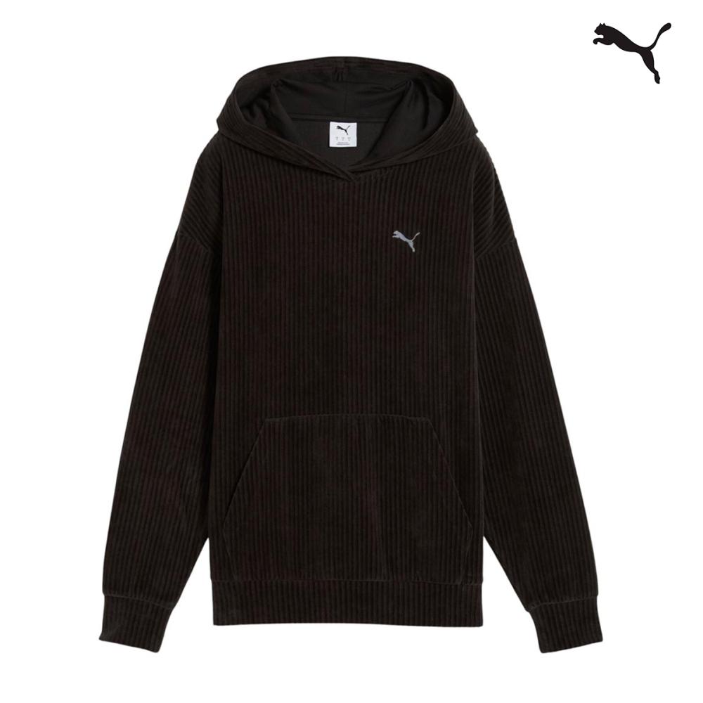 688107 ESS   ELEVATED Comfort Velour Rib Hoodie ΦΟΥΤΕΡ ΜΕ ΚΟΥΚΟΥΛΑ PUMA