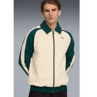 632994   T7 Relaxed Wing Collar Jacquard Track Jacket DK JACKET PUMA