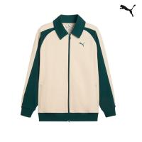 632994   T7 Relaxed Wing Collar Jacquard Track Jacket DK JACKET PUMA