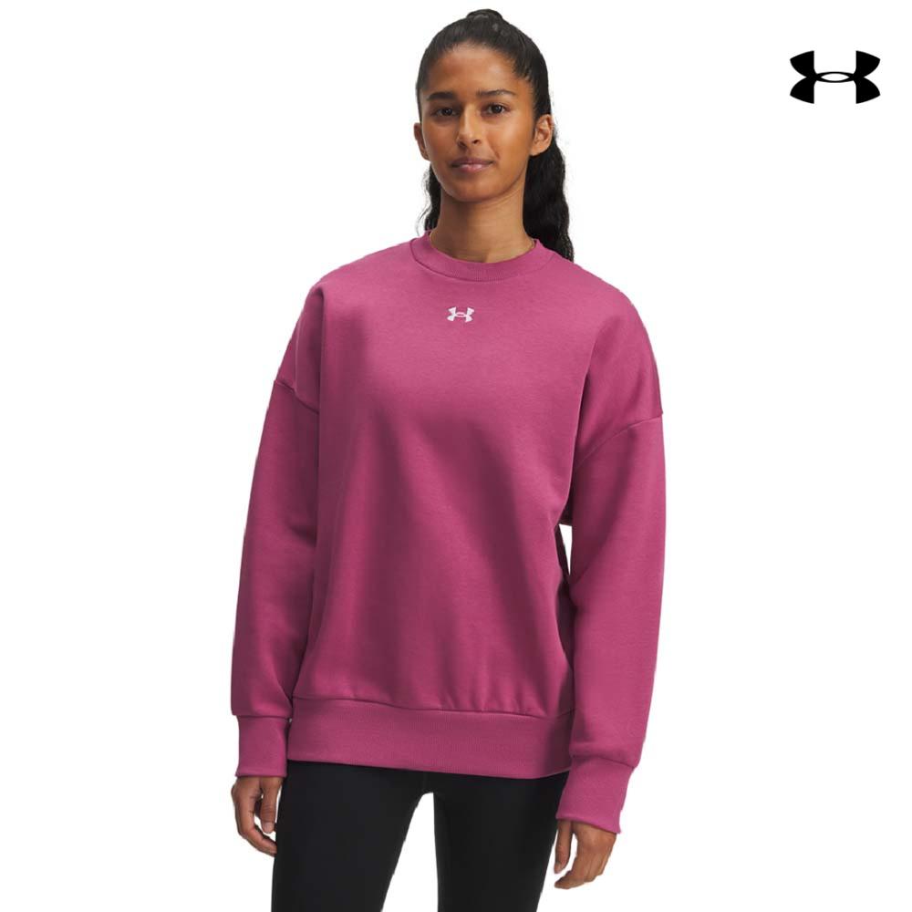 1386463   Rival Fleece OS Crew ΜΠΛΟΥΖΑ ΜΑΚΡΥΜΑΝΙΚΗ UNDER ARMOUR