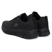Debossed   Lace Up Pu Sneaker