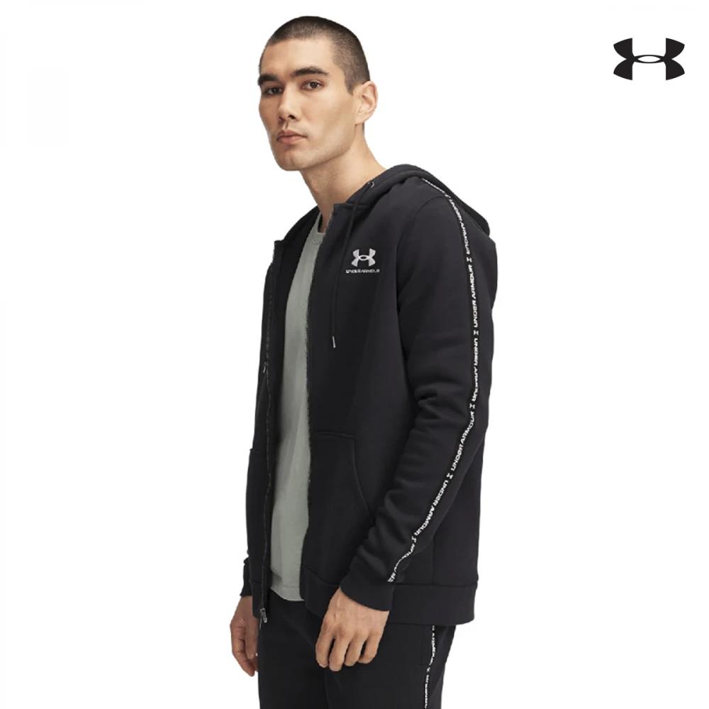 1390298   UA Icon Fleece FZ Taping ΜΠΛΟΥΖΑ ΜΑΚΡΥΜΑΝΙΚΗ UNDER ARMOUR