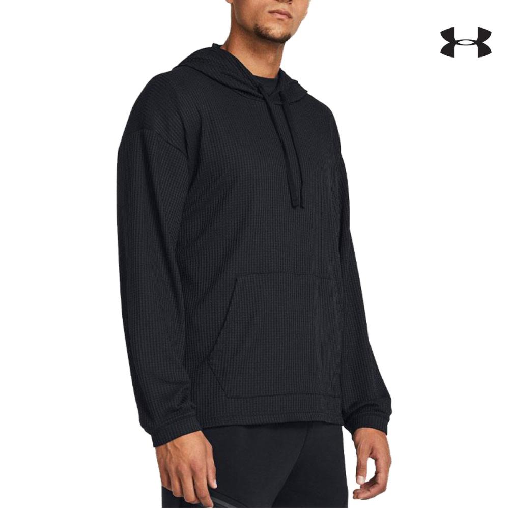 1383108 UA Rival Waffle Hoodie   ΜΠΛΟΥΖΑ ΜΑΚΡΥΜΑΝΙΚΗ UNDER ARMOUR