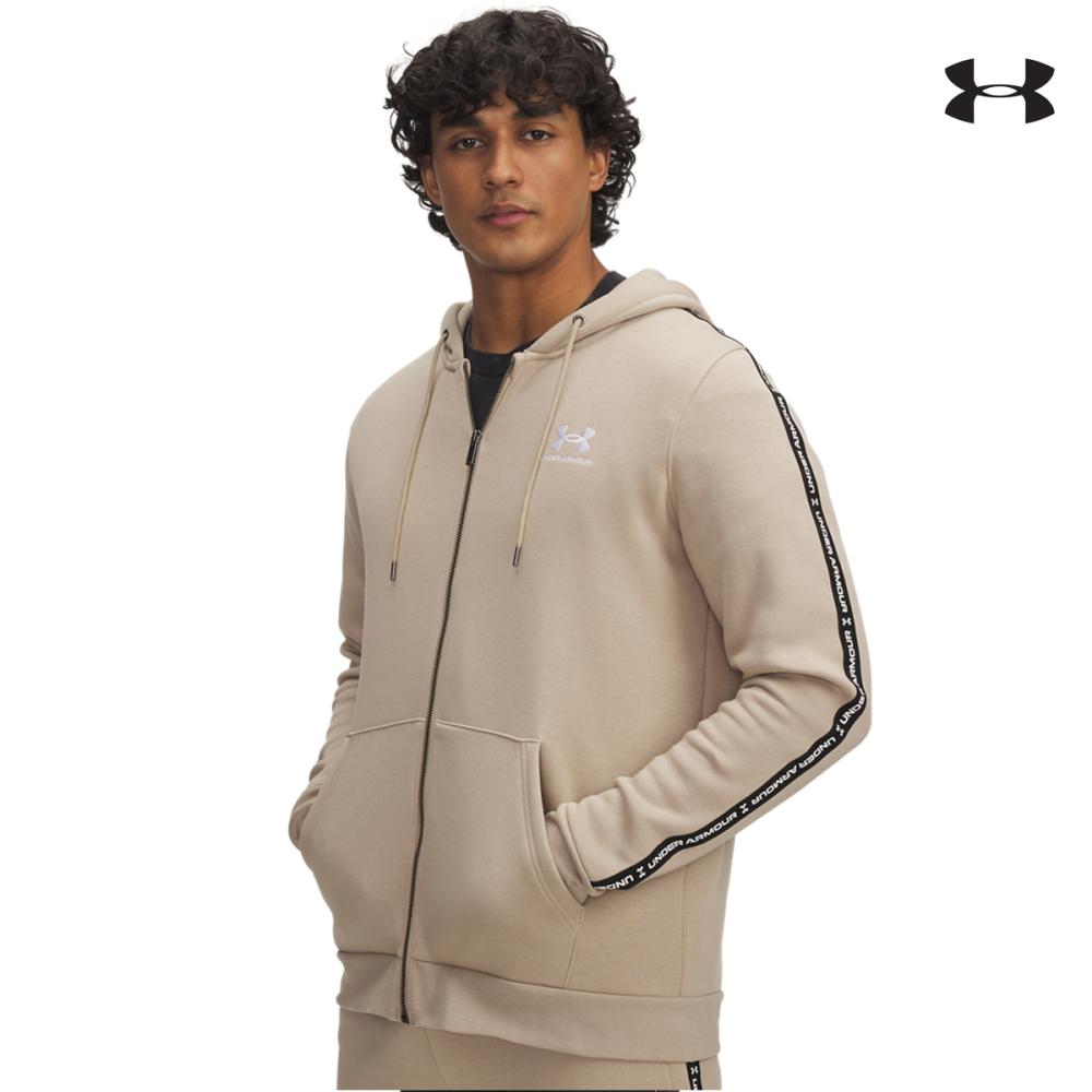 1390298 UA Icon Fleece FZ Taping   ΜΠΛΟΥΖΑ ΜΑΚΡΥΜΑΝΙΚΗ UNDER ARMOUR