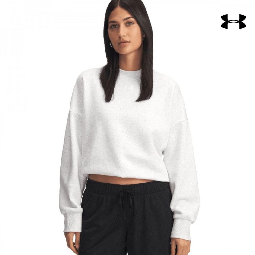 1386463 Rival Fleece OS Crew ΜΠΛΟΥΖΑ ΜΑΚΡΥΜΑΝΙΚΗ UNDER   ARMOUR