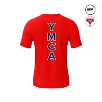 YMCA Classic Red T-Shirt  Ενηλίκων