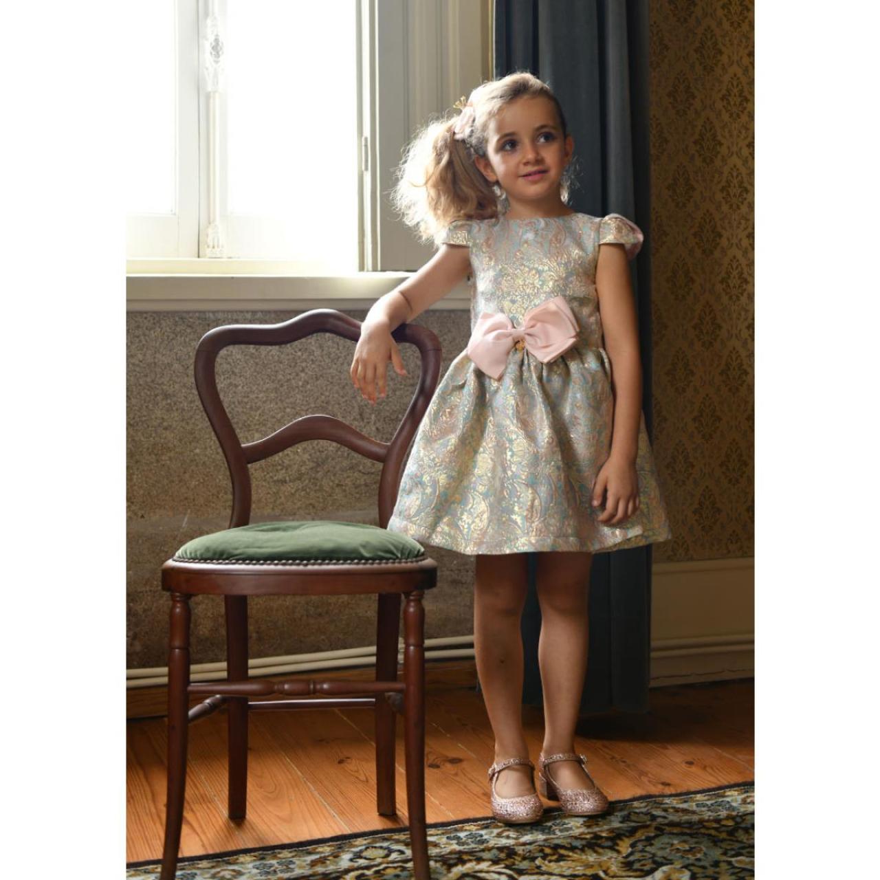 Φόρεμα υφασμάτινο κορίτσι Angel's Face-MADISON/BLUSH-BLUSH φωτογραφία