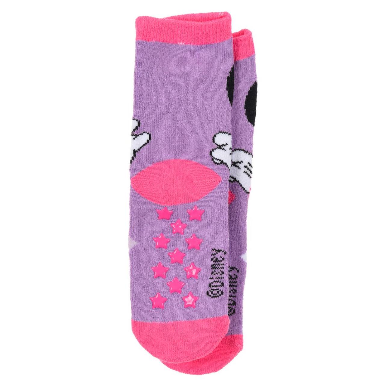 Κάλτσες αντιολισθητικές κορίτσι Minnie Mouse-HW0627-PURPLE φωτογραφία