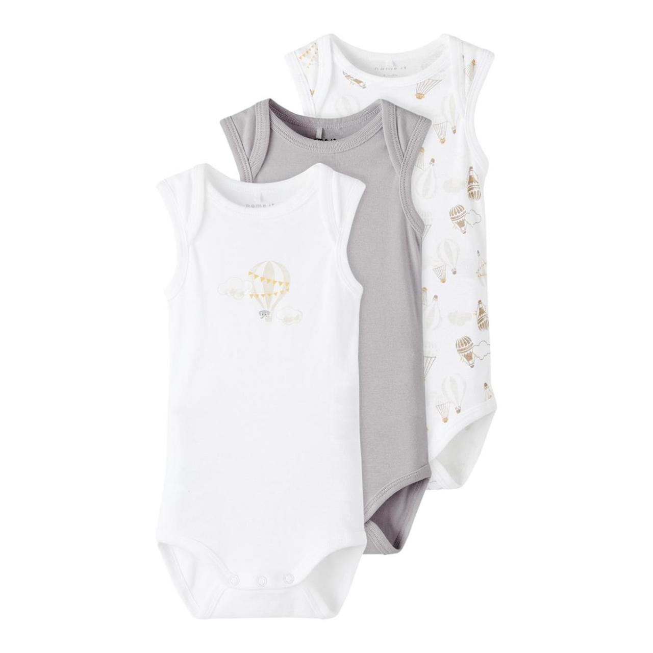 Name it Σετ 3 τεμ. φορμάκια μπεμπέ unisex Name it-13202691-Alloy
