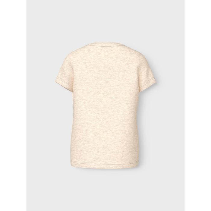 Μπλούζα μακό κορίτσι name it-13230230-Peyote Melange-organic cotton