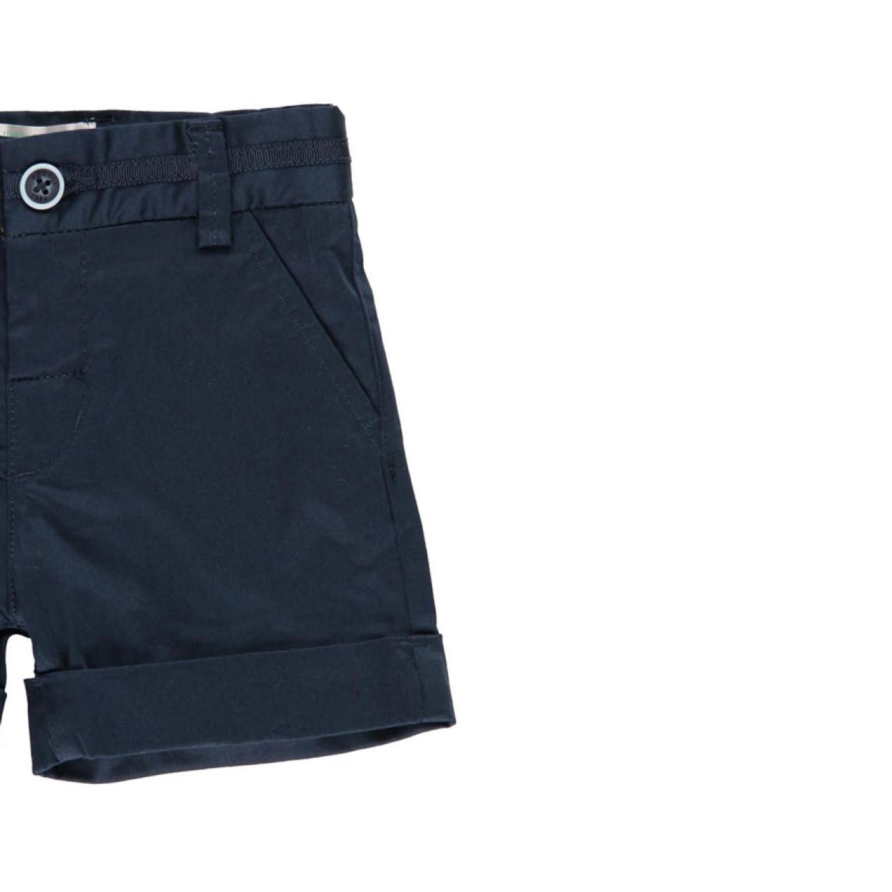 Βερμούδα ύφασμα αγόρι Boboli -712099-NAVY φωτογραφία