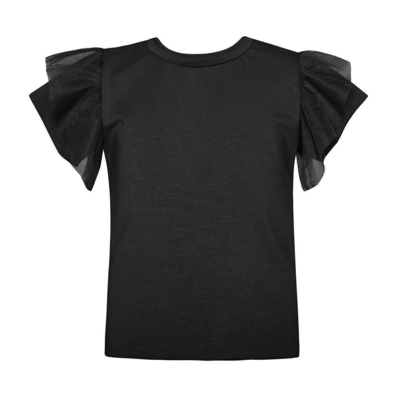 TWO IN A CASTLE Μπλούζα μακό κορίτσι two in a castle-T5207-BLACK