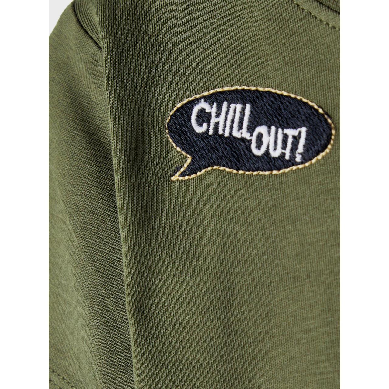 Μπλούζα μακό αγόρι name it-13203021-Olive Night-organic cotton φωτογραφία