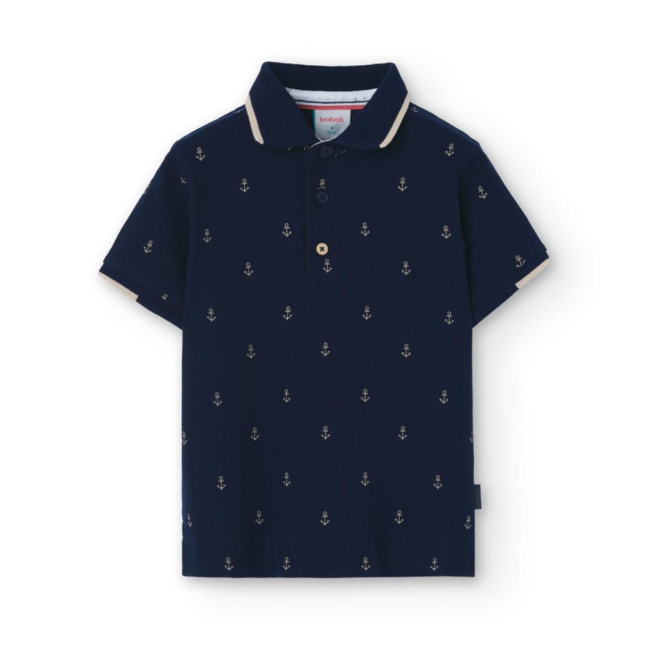 BOBOLI Μπλούζα πόλο αγόρι Boboli-738402-9358-Navy