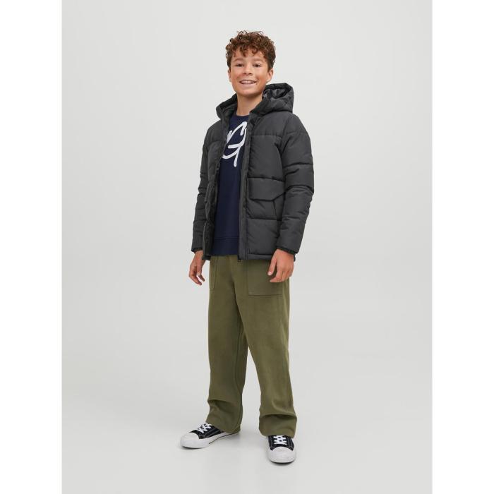 Μπουφάν puffer αγόρι JACK & JONES-12246122-Black