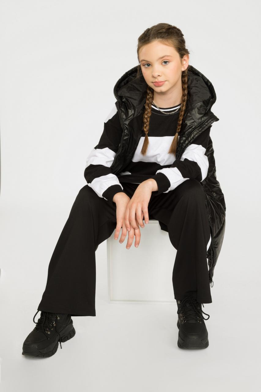 Μπουφάν μακρύ αμάνικο κορίτσι Reporter Young-223-0887G-05-BLACK φωτογραφία