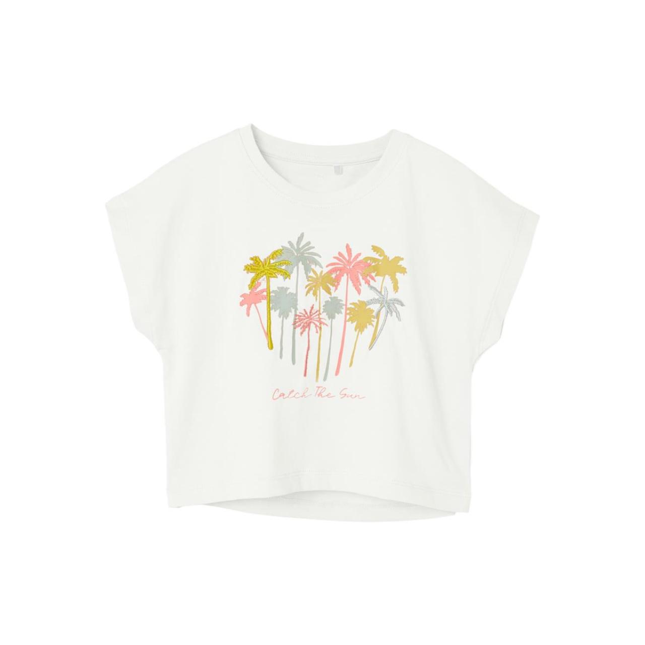 Name it Μπλούζα μακό crop κορίτσι name it-13229251-Bright White