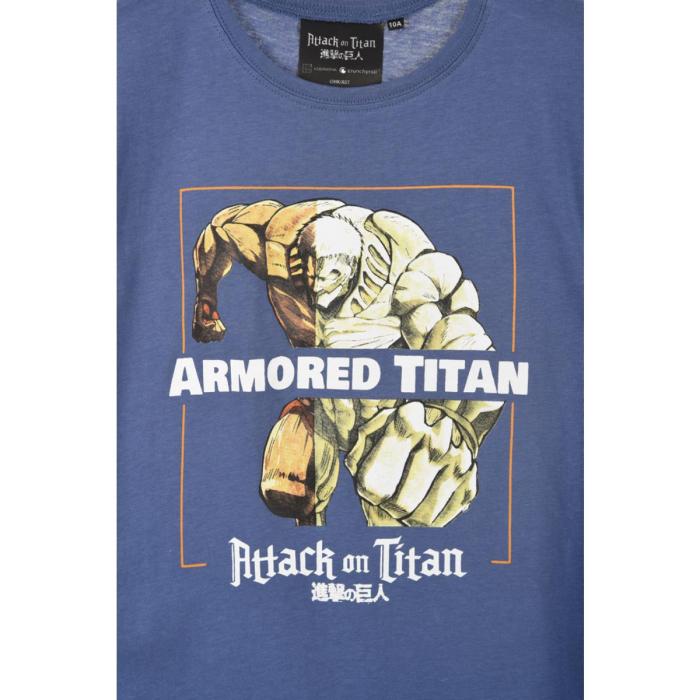 Μπλούζα μακό αγόρι anime Attack on Titan-HW1225-BLUE