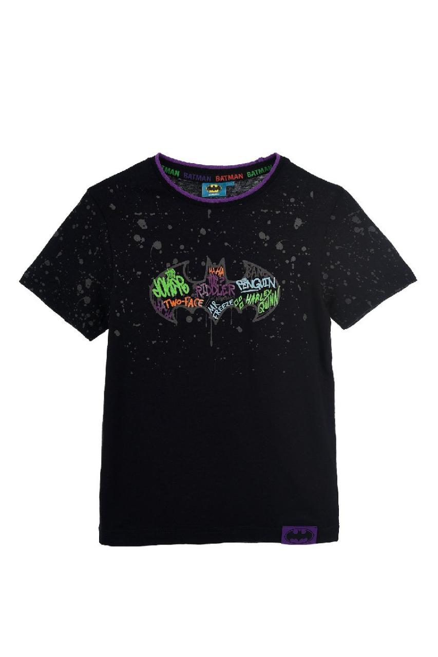 SUPER HEROES Μπλούζα μακό αγόρι BATMAN-EV1215-BLACK