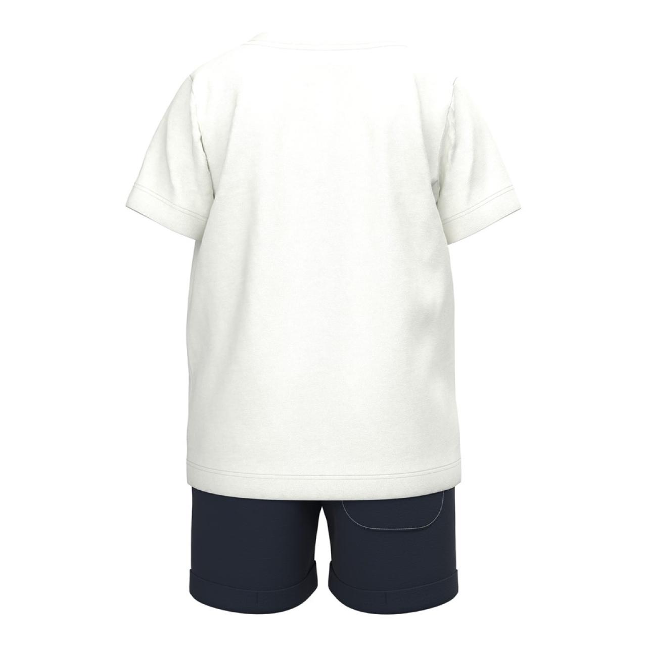 Σετ μακό αγόρι name it-13215008-Bright White φωτογραφία