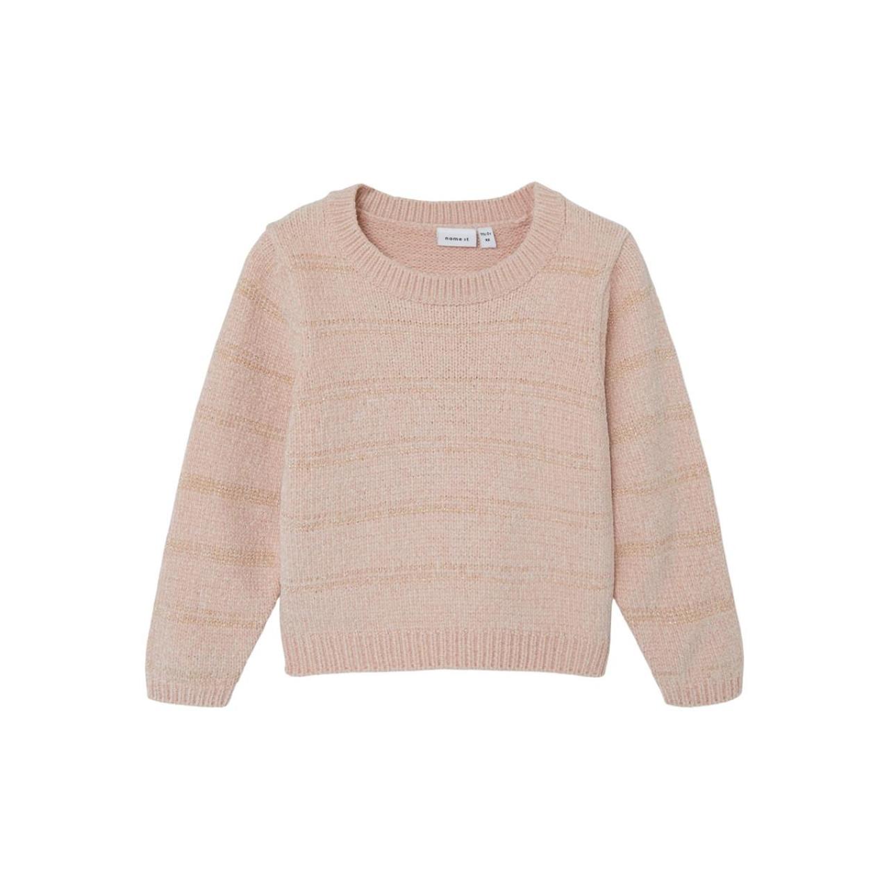 Name it Μπλούζα πλεκτή κορίτσι name it-13223027-Rose Smoke