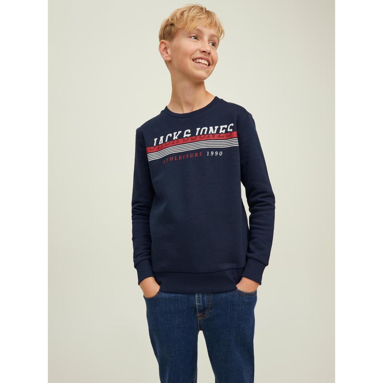 Μπλούζα φούτερ αγόρι Jack & Jones-12213282-Navy Blazer