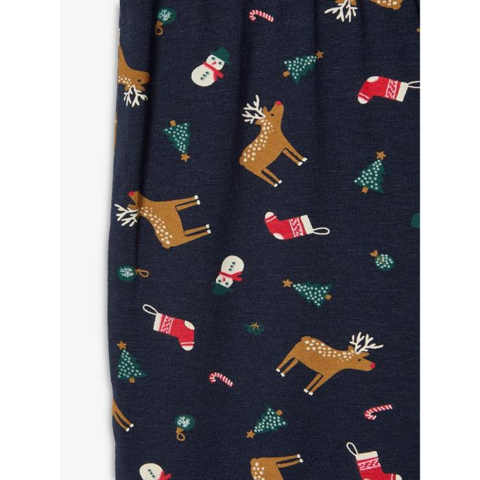 Πιτζάμα αγόρι Christmas Name it 13185952-Dark Sapphire-organic cotton