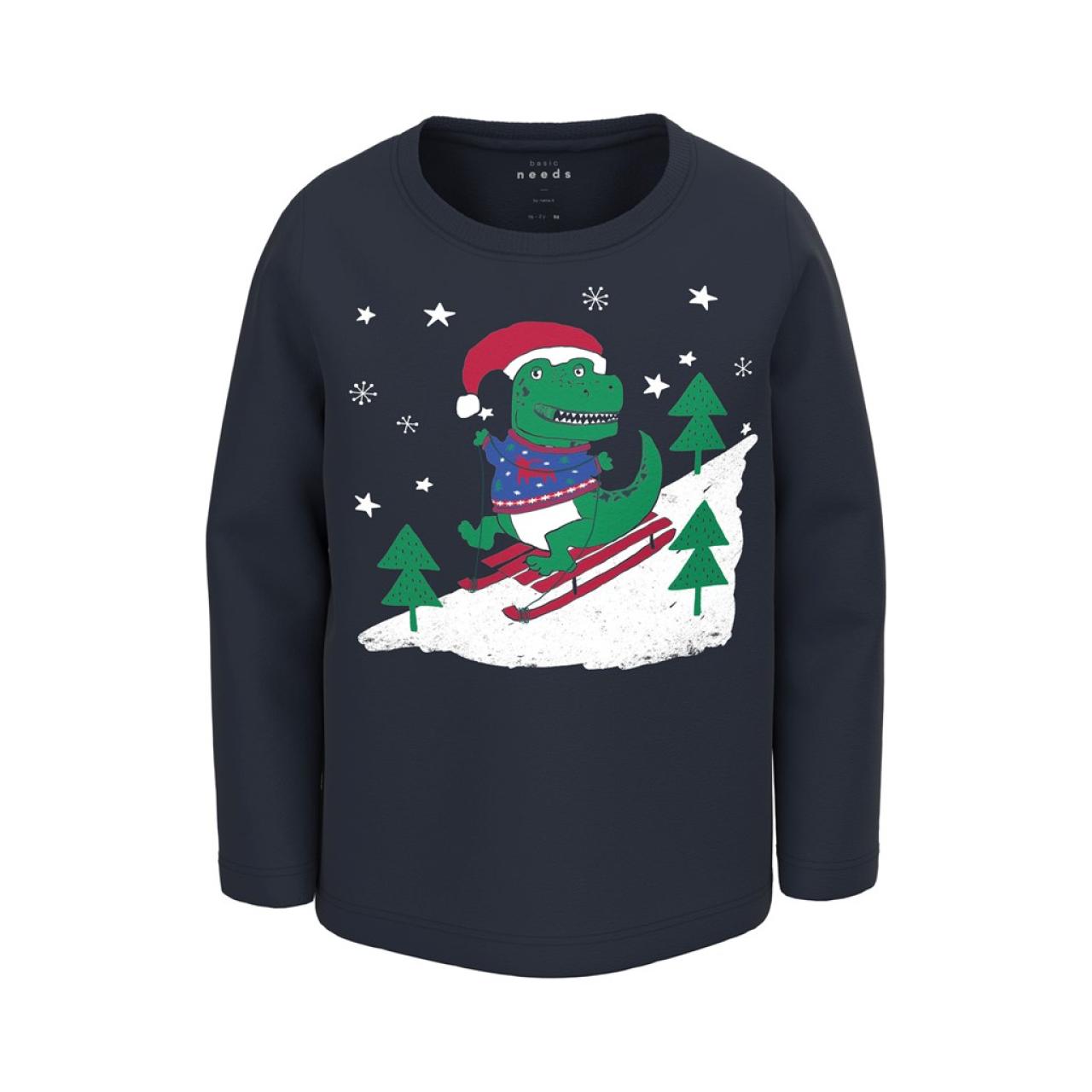 Name it Μπλούζα μακό αγόρι Christmas name it-13209482- Dark Sapphire