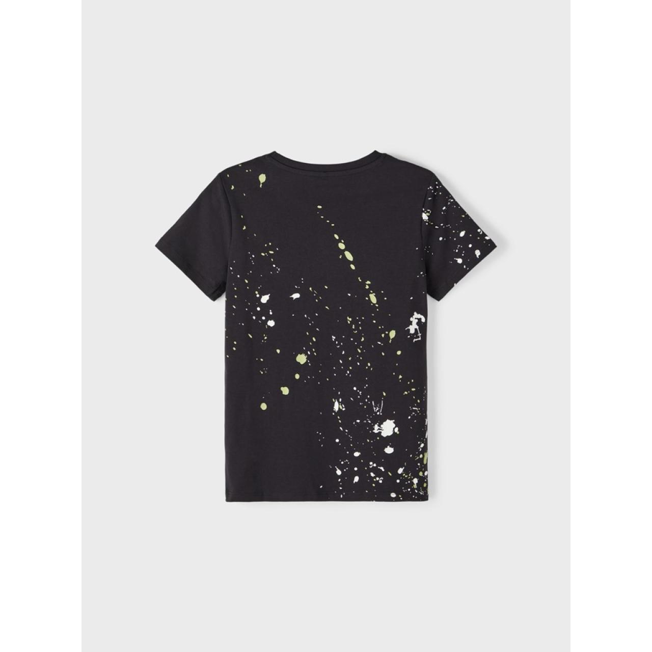 Μπλούζα μακό αγόρι name it-13213158-Black